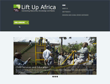 Tablet Screenshot of liftupafrica.org